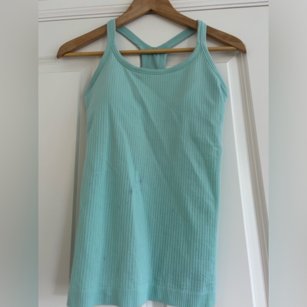 Mint Lululemon Ebb to street tank